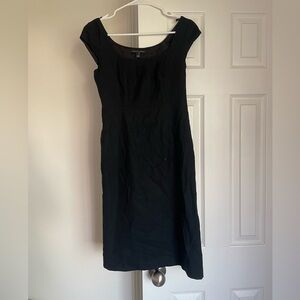 Classic Little Black Dress with Cap Sleeves